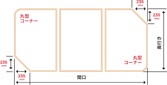 売り込み ザッカズ 店東プレ オーダーメイド 組合せ風呂ふた 151〜160×151〜160cm 3枚割