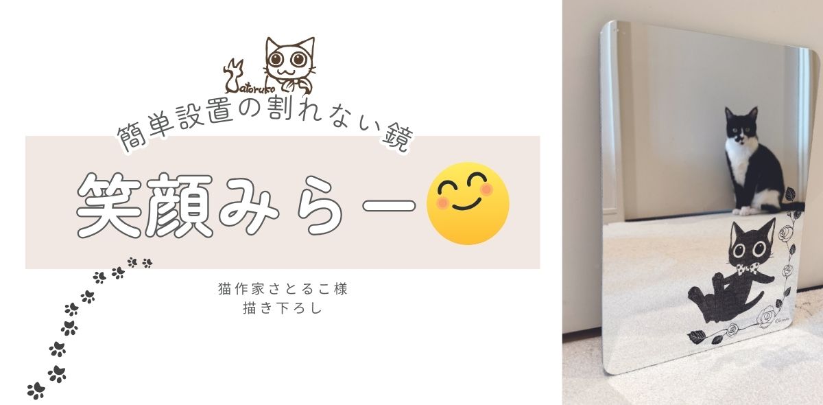 笑顔ミラー3種類あります"
